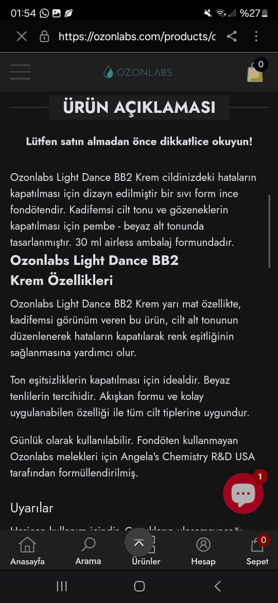 Ozonlabs Light Dance BB Krem - Açık Bej - Görsel 3