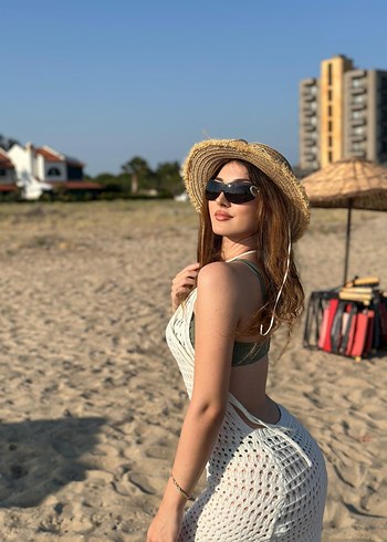 Dantel Detaylı Uzun Bohem Plaj Elbisesi - Görsel 20