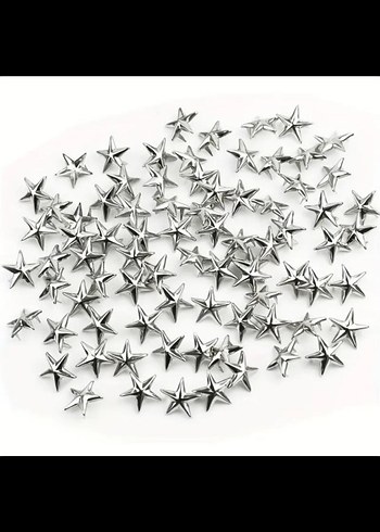 Siyah Yıldız Desenli ayakkabı charm - Görsel 2