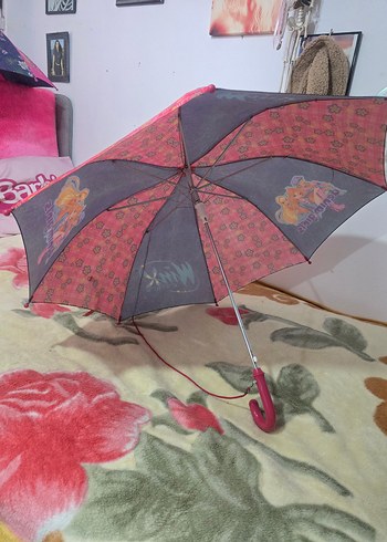 Renkli Püsküllü Bohem Kadın Şemsiye - Görsel 2