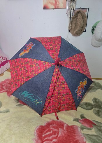 Renkli Püsküllü Bohem Kadın Şemsiye - Görsel 3