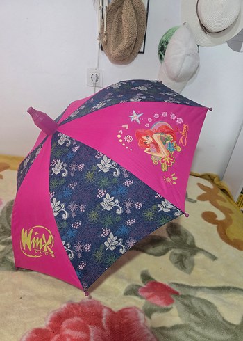 Renkli Pileli Bohem Kadın Şemsiye - Görsel 2