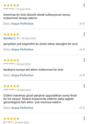 Acqua Perfection leke karşıtı maske - Görsel 8