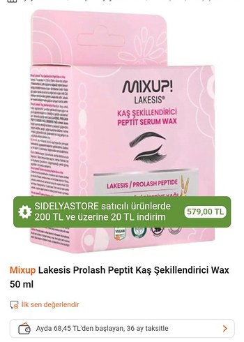 Mixup Kaş Şekillendirici Peptit Serum Wax - Görsel 2