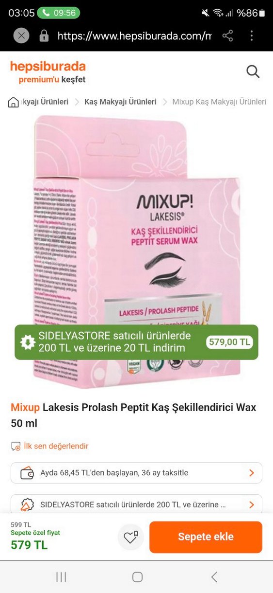 Mixup Kaş Şekillendirici Peptit Serum Wax - Görsel 2