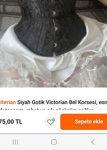 Siyah Fırfırlı Straplez Gotik Büstiyer - Görsel 12