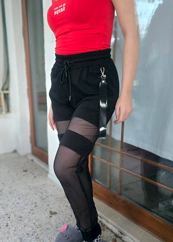 Siyah Kadın Spor Eşofman - Görsel 8