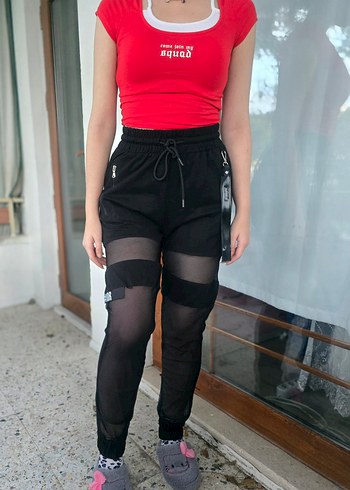 Siyah Kadın Spor Eşofman - Görsel 13