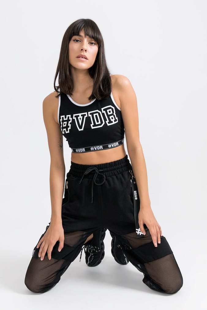 Siyah Kadın Spor Eşofman - Görsel 5