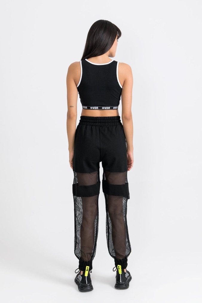 Siyah Kadın Spor Eşofman - Görsel 2