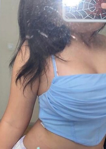 Mavi Drapeli Midi Straplez Büstiyer - Görsel 2