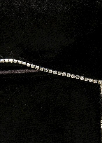 Kadın Siyah Parlak Mini Gotik Bluz - Görsel 7