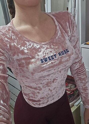 xs Beden Kadife bluz
