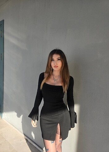 Trendyol & Milla Yarasa kol elbise