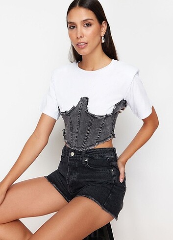s Beden Korseli crop