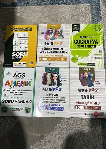 Meb-ags KPSS Soru Bankası Konu anlatım Kitap