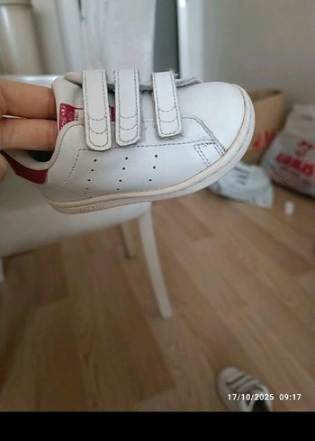 Kız Çocuk stan smith Beyaz Spor ayakkabı - Görsel 3