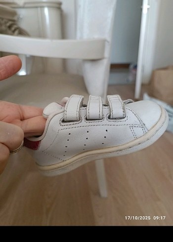 Kız Çocuk stan smith Beyaz Spor ayakkabı - Görsel 4