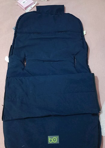 Koyu Mavi Bebek Arabası Örtüsü - Görsel 4