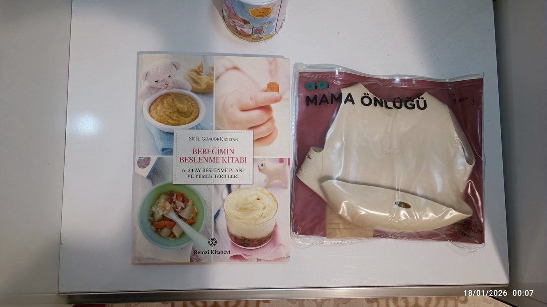 OiOi mama önlüğü ve 6-24 ay  beslenme kitabi - Görsel 2