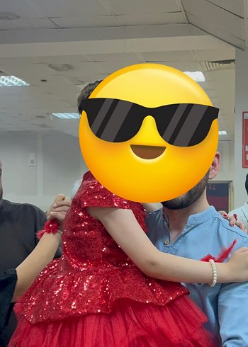 Parlak Kırmızı Çocuk Kostümü