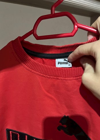Puma Kırmızı Kadın Sweatshirt - Görsel 2