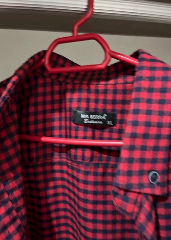 Kırmızı Ekose Desenli Uzun Kollu Gömlek - Görsel 2