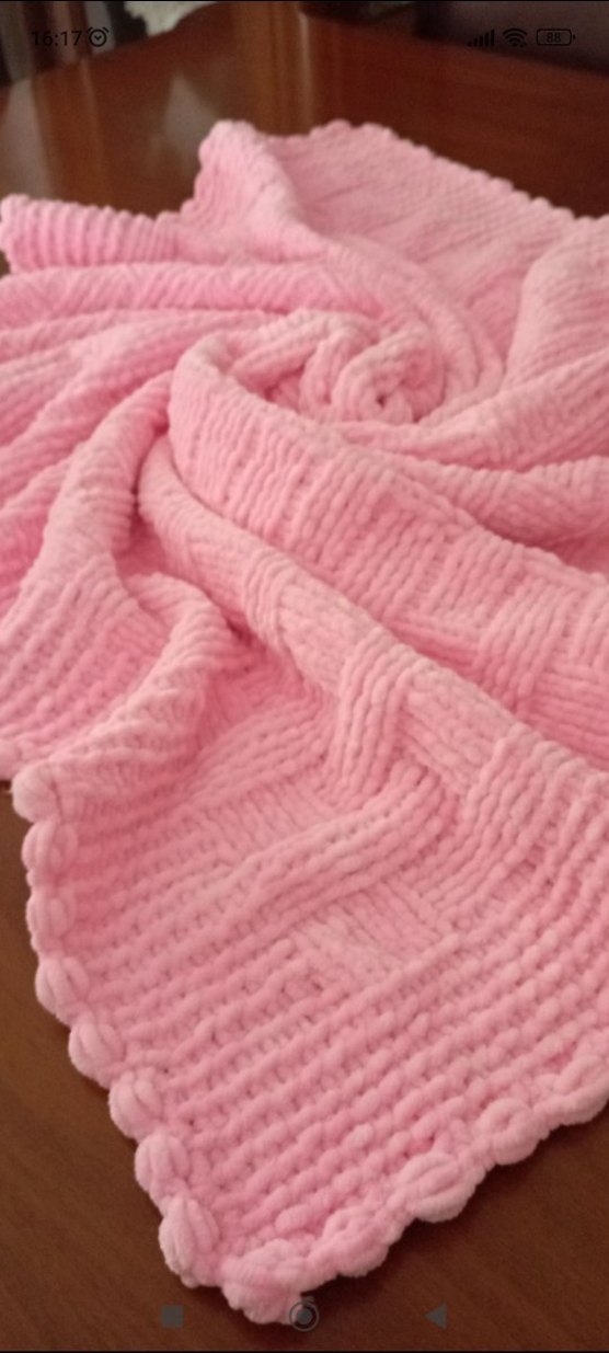 Pembe Pastel Çocuk Battaniyesi - Görsel 4