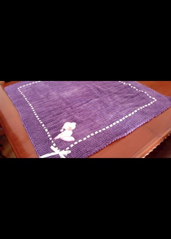 kadife ipten bebek battaniyesi - Görsel 6