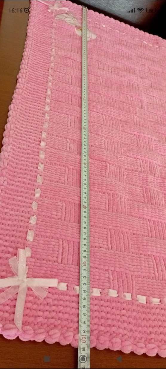 Pembe Nakışlı Çocuk Battaniyesi - Görsel 5