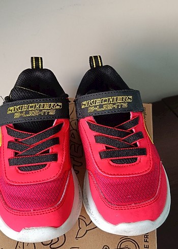 25 Beden Skechers Erkek Çocuk Renkli Spor Ayakkabı ışıklı
