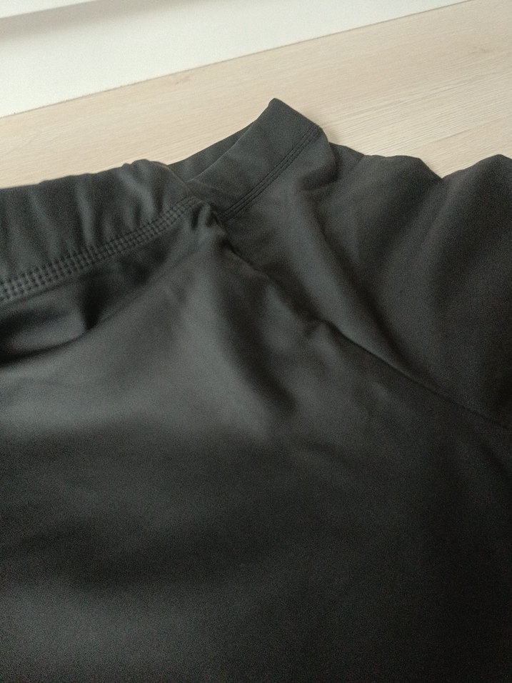 Siyah Kadın Slim Fit Midi Tayt - Görsel 2