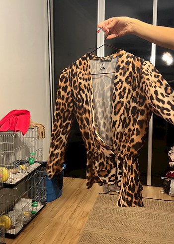 leopar gömlek - Görsel 3