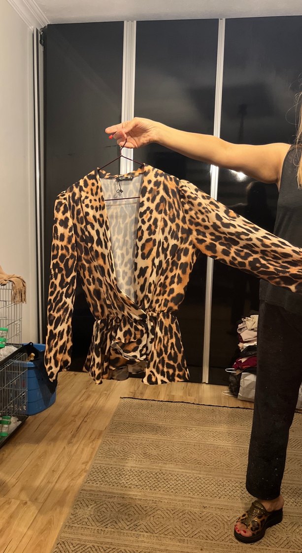 leopar gömlek - Görsel 2