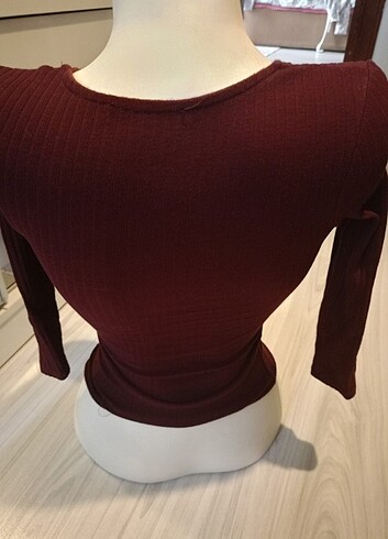 H&M Kurvaze bady patlıcan moru
