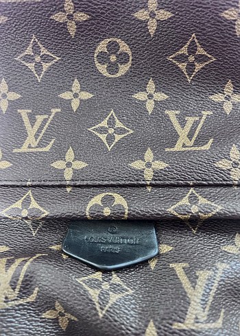 Kahverengi Deri Parisian Desenli Sırt Çantası - Görsel 3