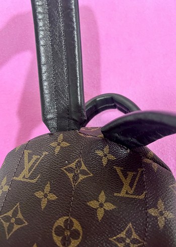 Kahverengi Deri Parisian Desenli Sırt Çantası - Görsel 8