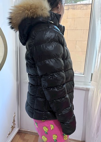 Siyah Fermuarlı Kadın Mont - Görsel 6