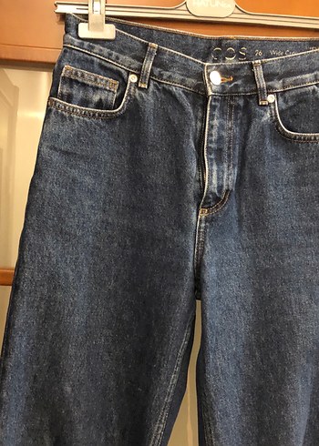 Gri Regular Fit Midi Denim Kadın Jean - Görsel 2