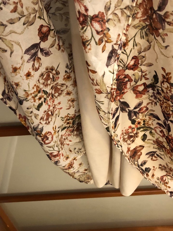 Bej Bohem Uzun Kollu Uzun Elbise - Görsel 3