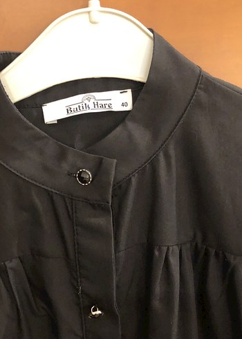 Siyah Uzun Kollu tunik - Görsel 4