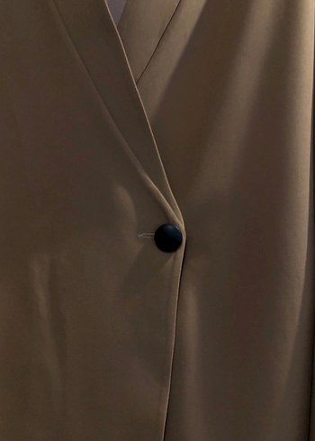 Tek Düğmeli Camel Kadın ceket - Görsel 2