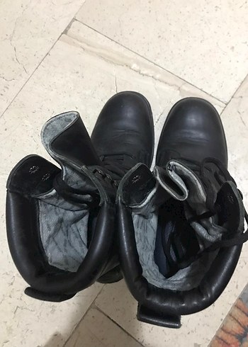 Siyah Deri Erkek Bot - Görsel 3