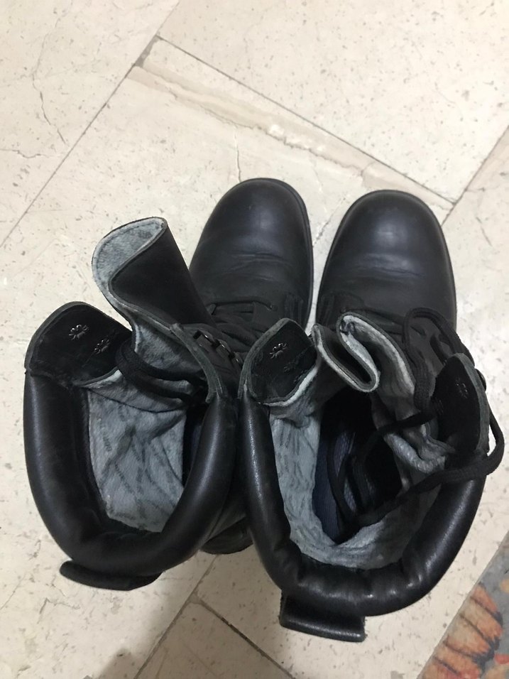 Siyah Deri Erkek Bot - Görsel 3