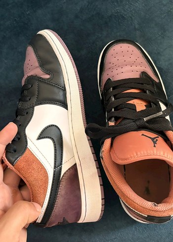 Siyah-Kahverengi Nike Air Jordan Sneakers - Görsel 3