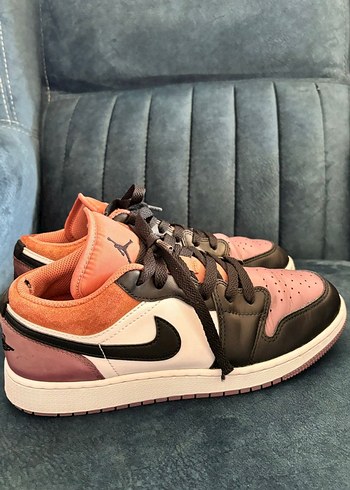 Siyah-Kahverengi Nike Air Jordan Sneakers - Görsel 2