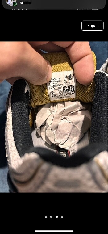 37 Beden New balance 1906
