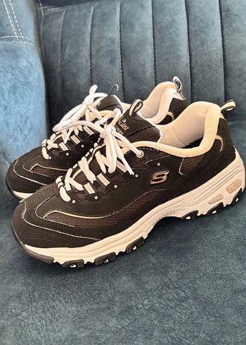 Dantel Detaylı Kahverengi Spor Kadın Sneaker - Görsel 2