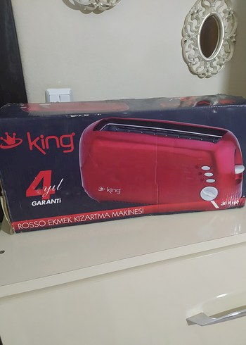 King K-192 Rosso Ekmek Kızartma Makinesi - Görsel 7