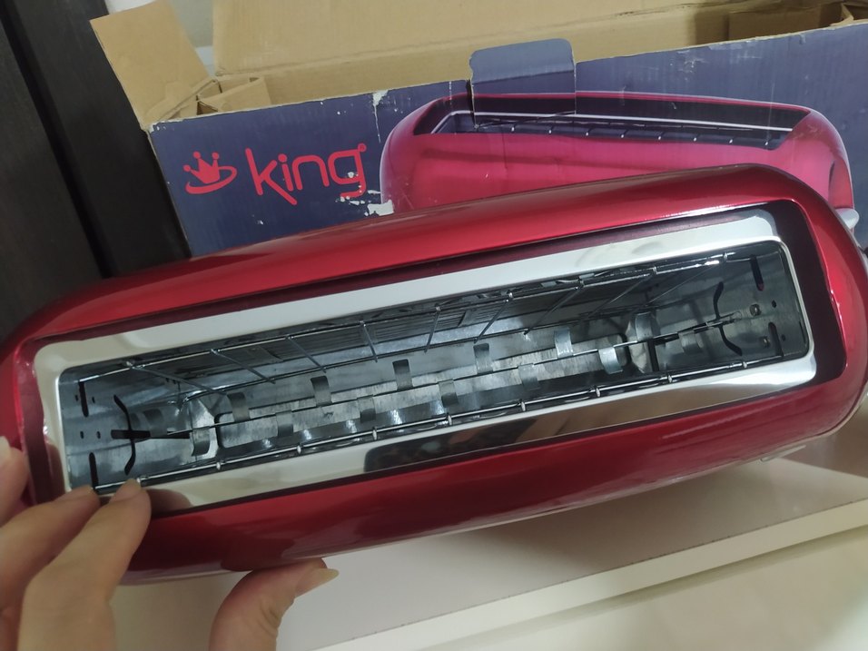 King K-192 Rosso Ekmek Kızartma Makinesi - Görsel 3